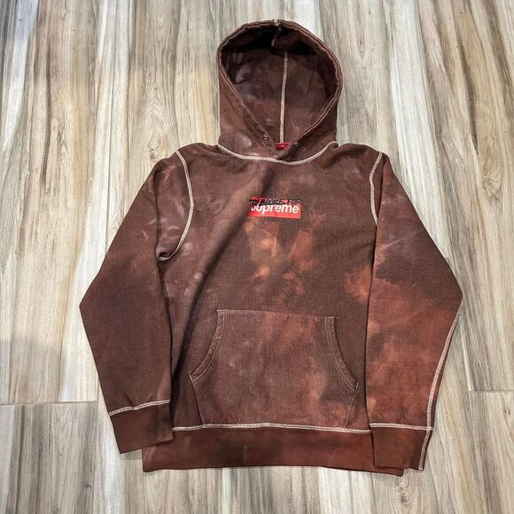 Supreme x Muschi Kreuzberg Men's Brown BOGO Hoodie - Picture 1 of 5